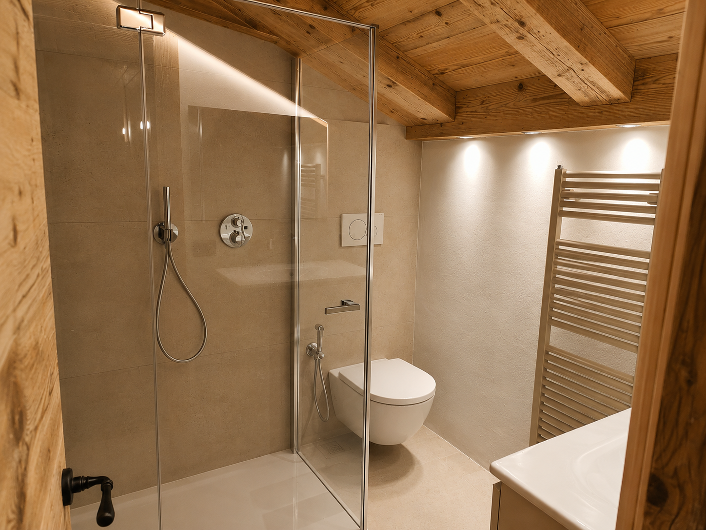 Foto 8 Grande Attico mansardato a Chiave con 4 camere Cortina d’Ampezzo…